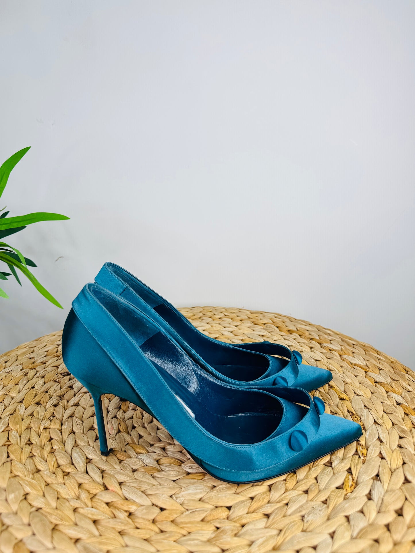 Satin Pumps - Size 39