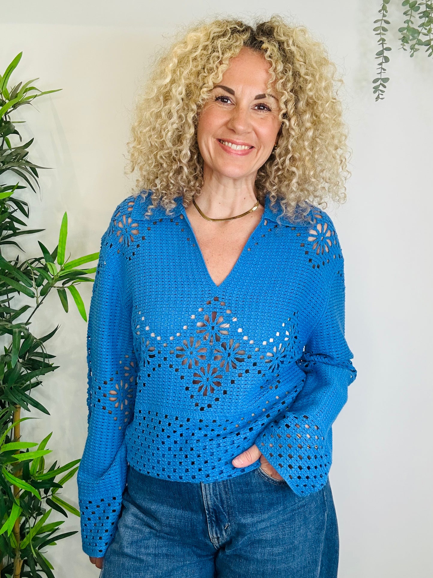 Louiza Crochet Top - Multiple Sizes