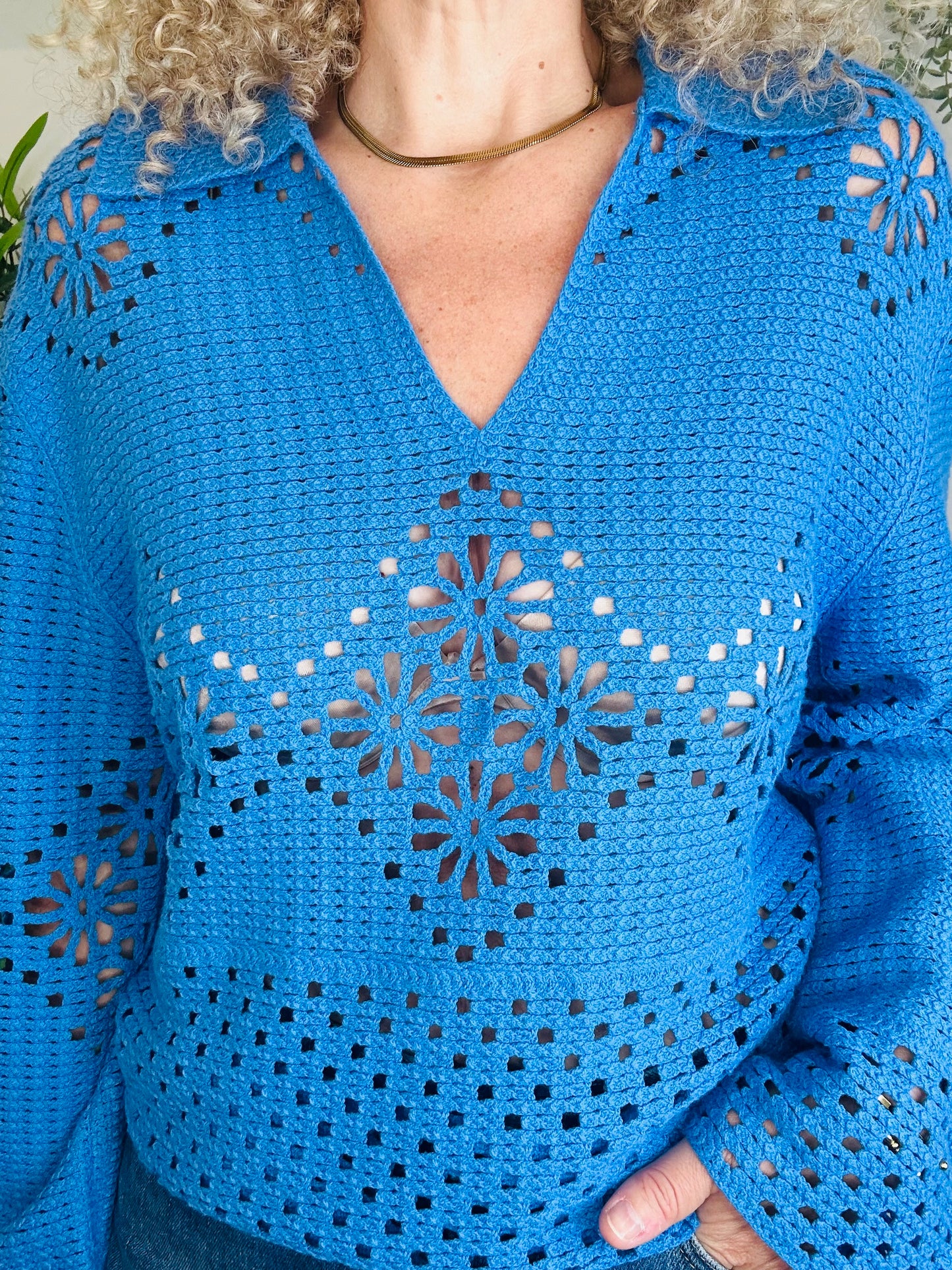 Louiza Crochet Top - Multiple Sizes