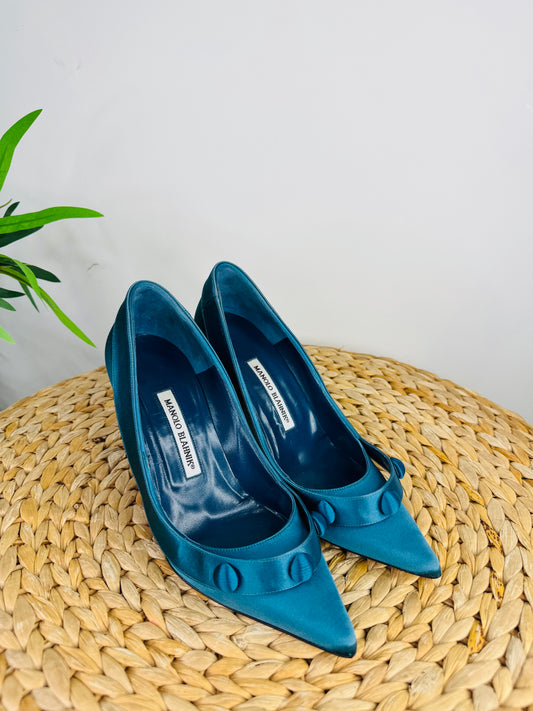 Satin Pumps - Size 39