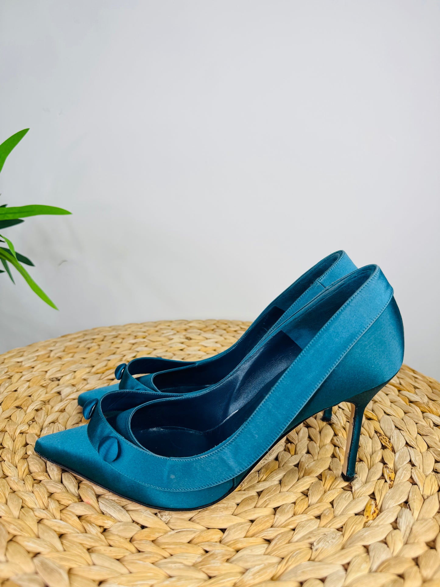 Satin Pumps - Size 39