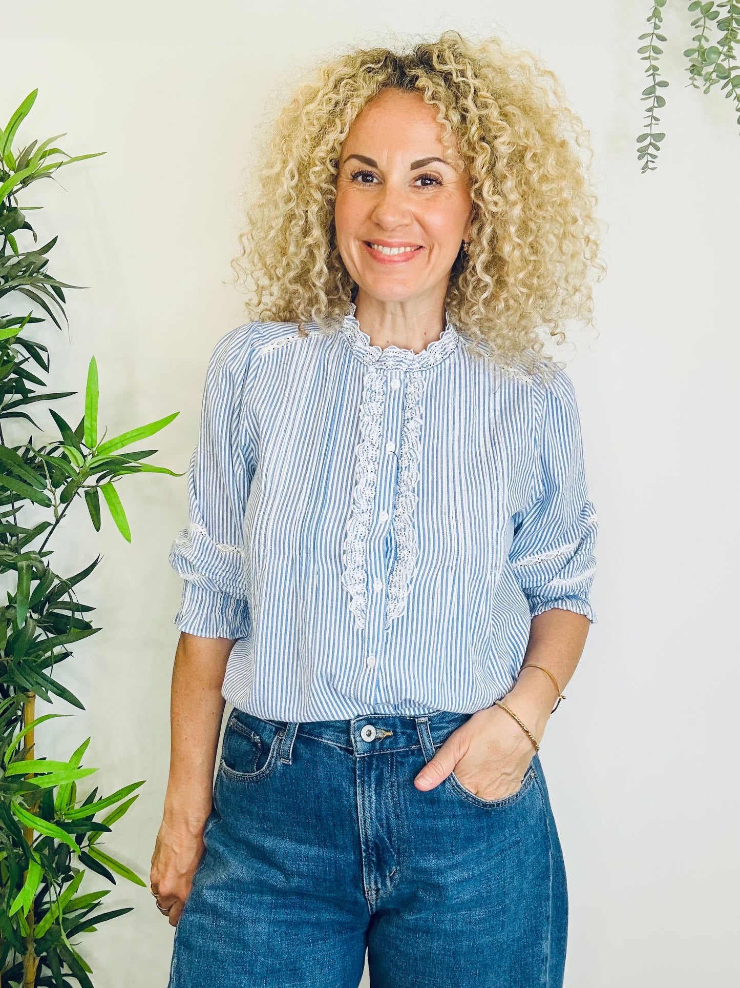 Striped Riley Shirt - Size 3
