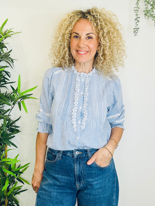 Striped Riley Shirt - Size 3