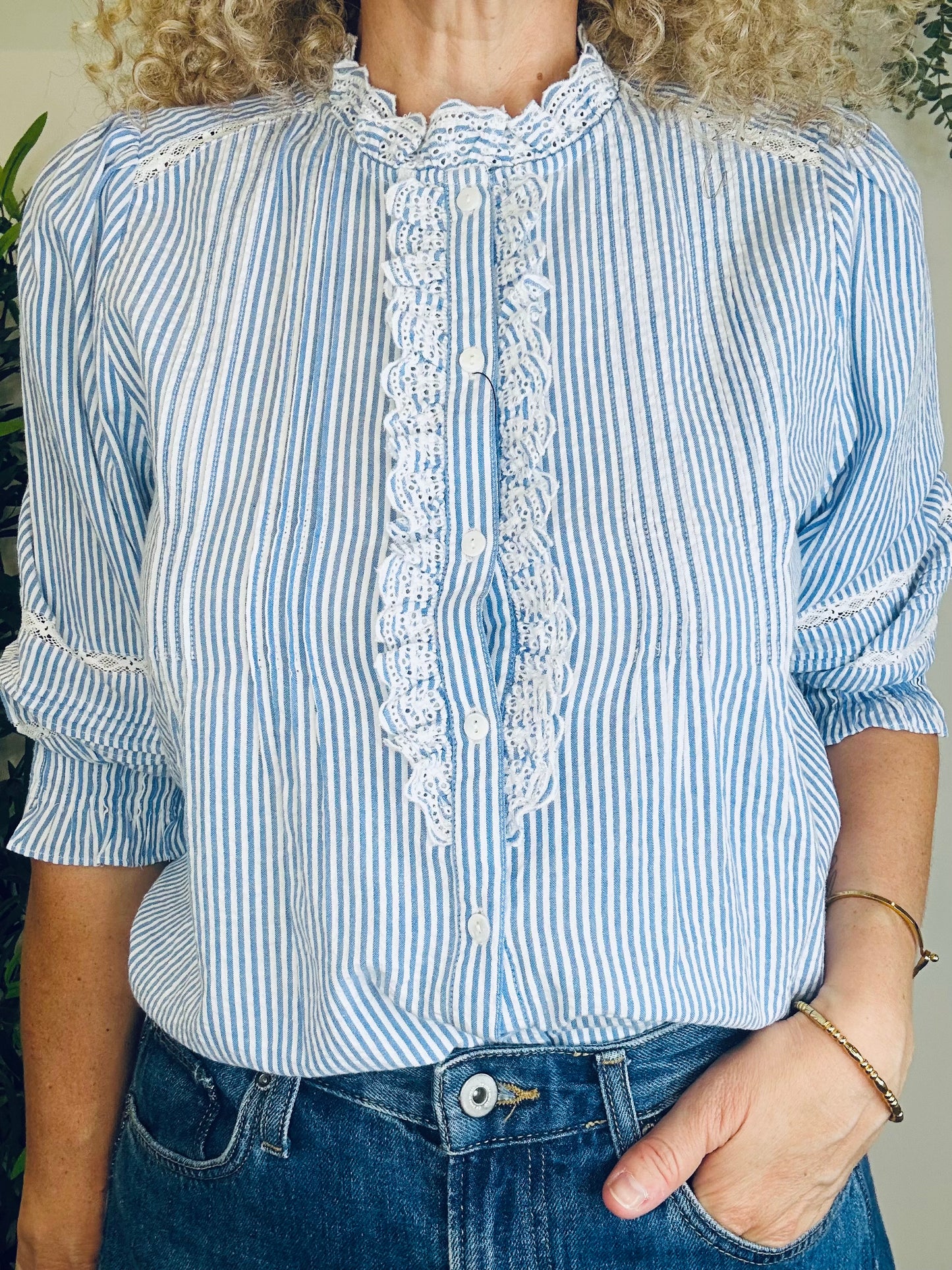Striped Riley Shirt - Size 3