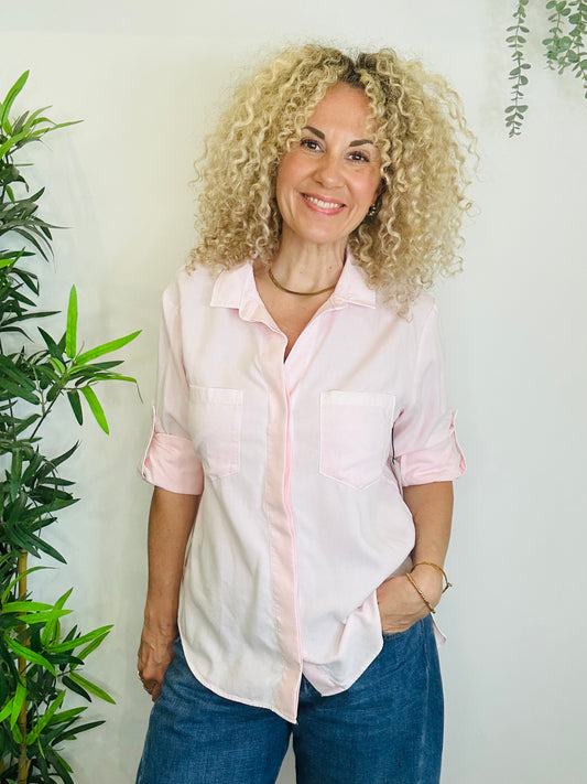 Split Hem Shirt - Size L