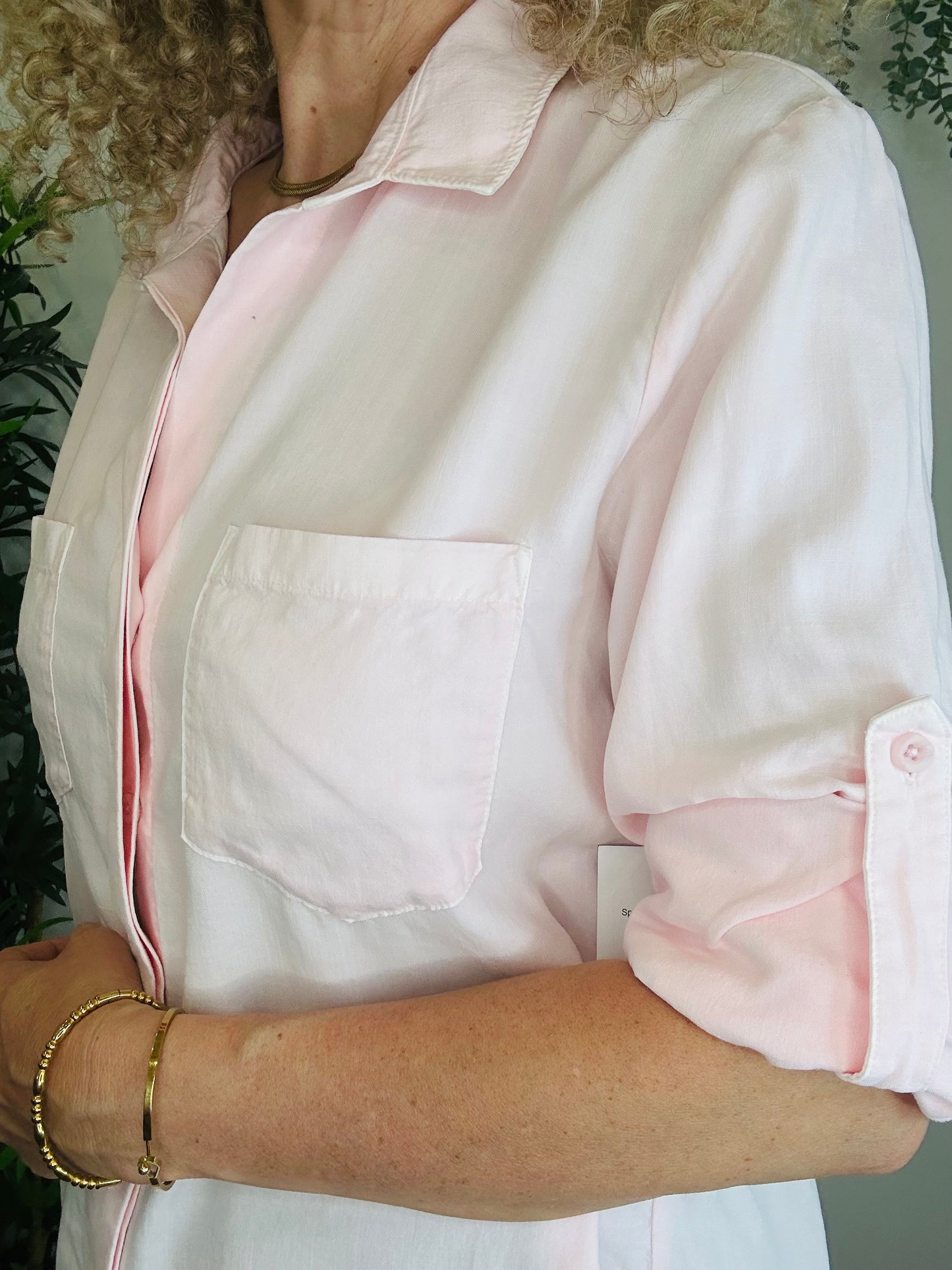 Split Hem Shirt - Size L