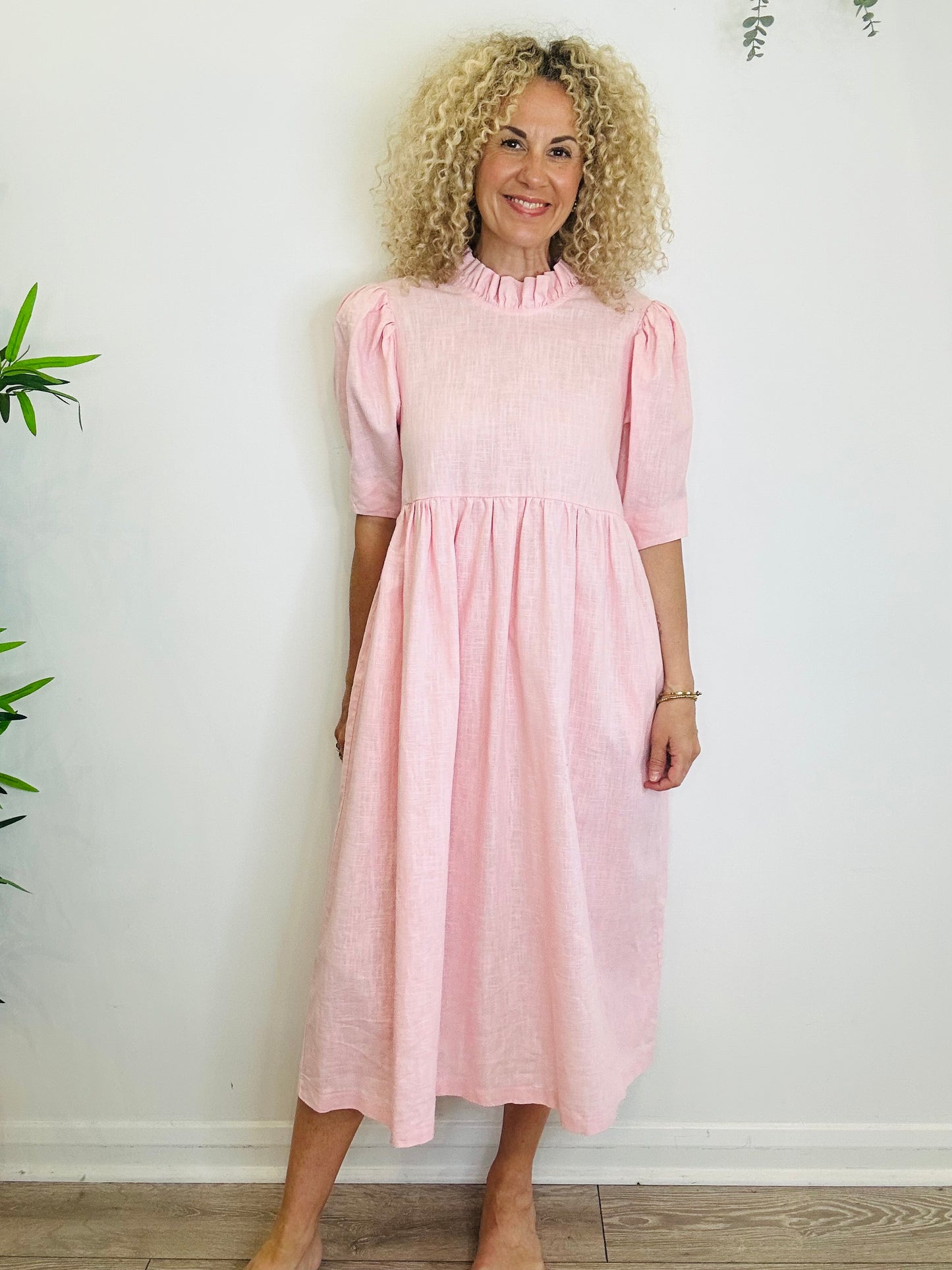 Linen Rosa Dress - Size 12