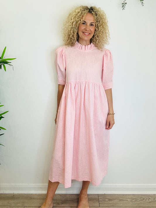 Linen Rosa Dress - Size 12