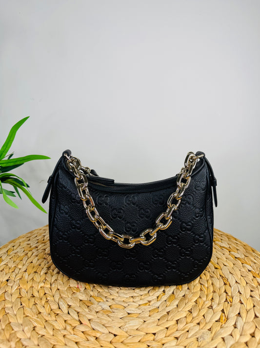 Arabella GG Emblem Shoulder Bag