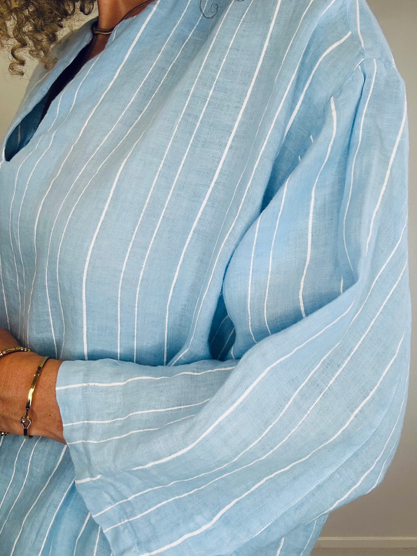 Striped Kaftan - Size 38