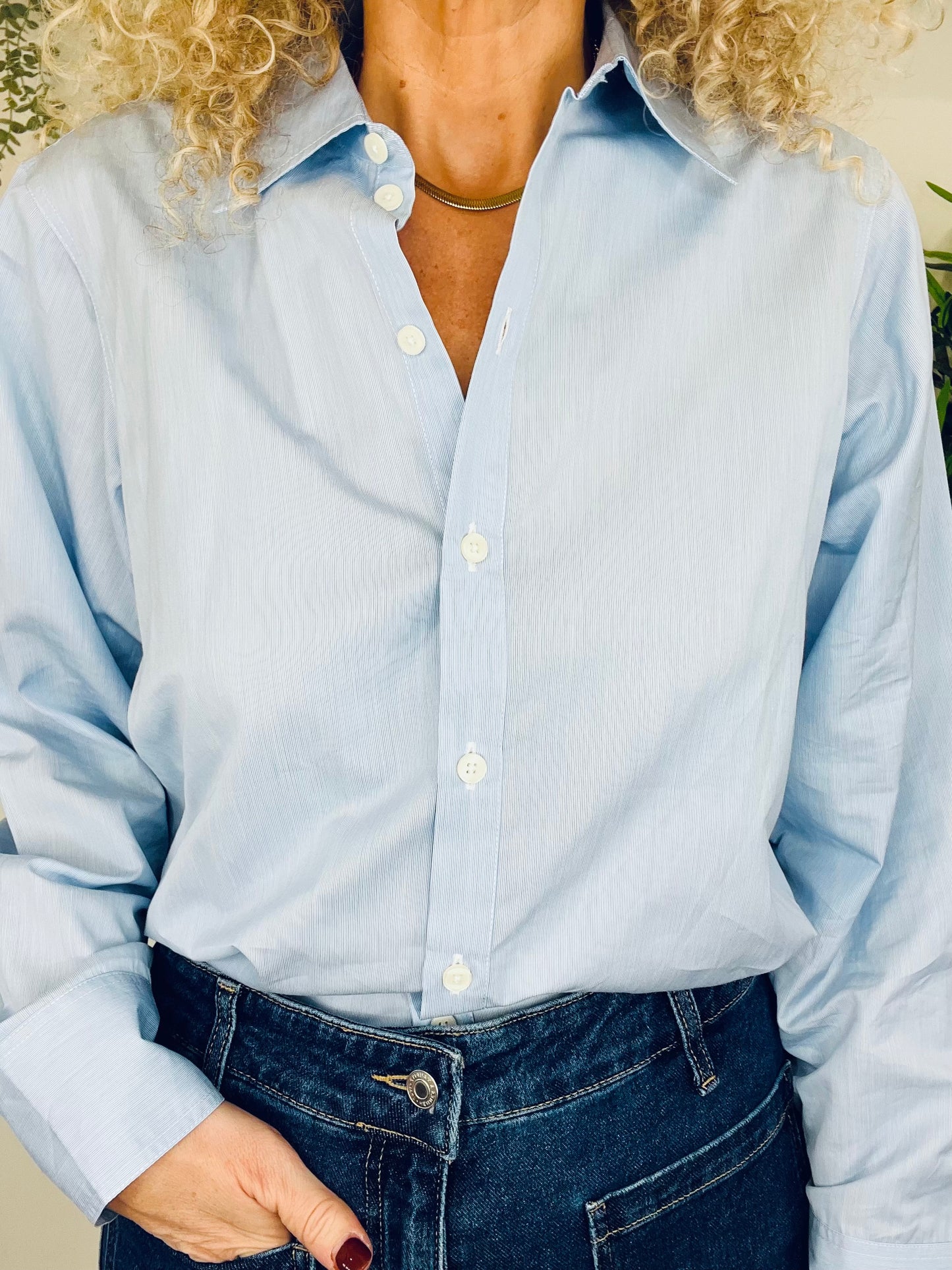 Pinstripe Shirt - Size 10