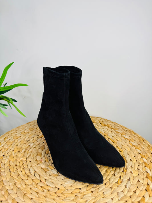 Suede Ankle Boots - Size 40
