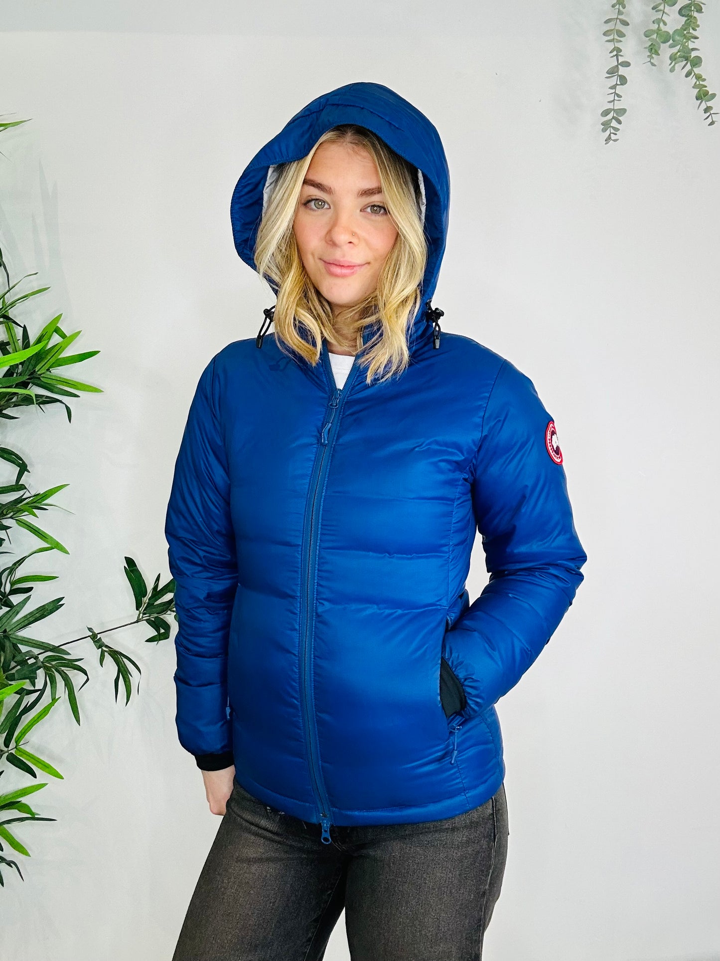 Camp Down Hoody Jacket - Size XS