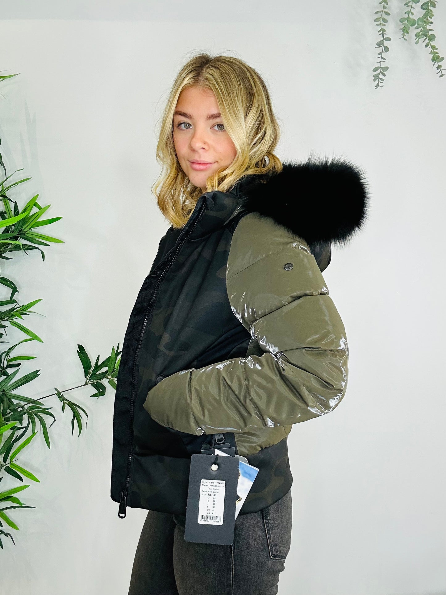 Camo Cameleon Jacket - Size 36