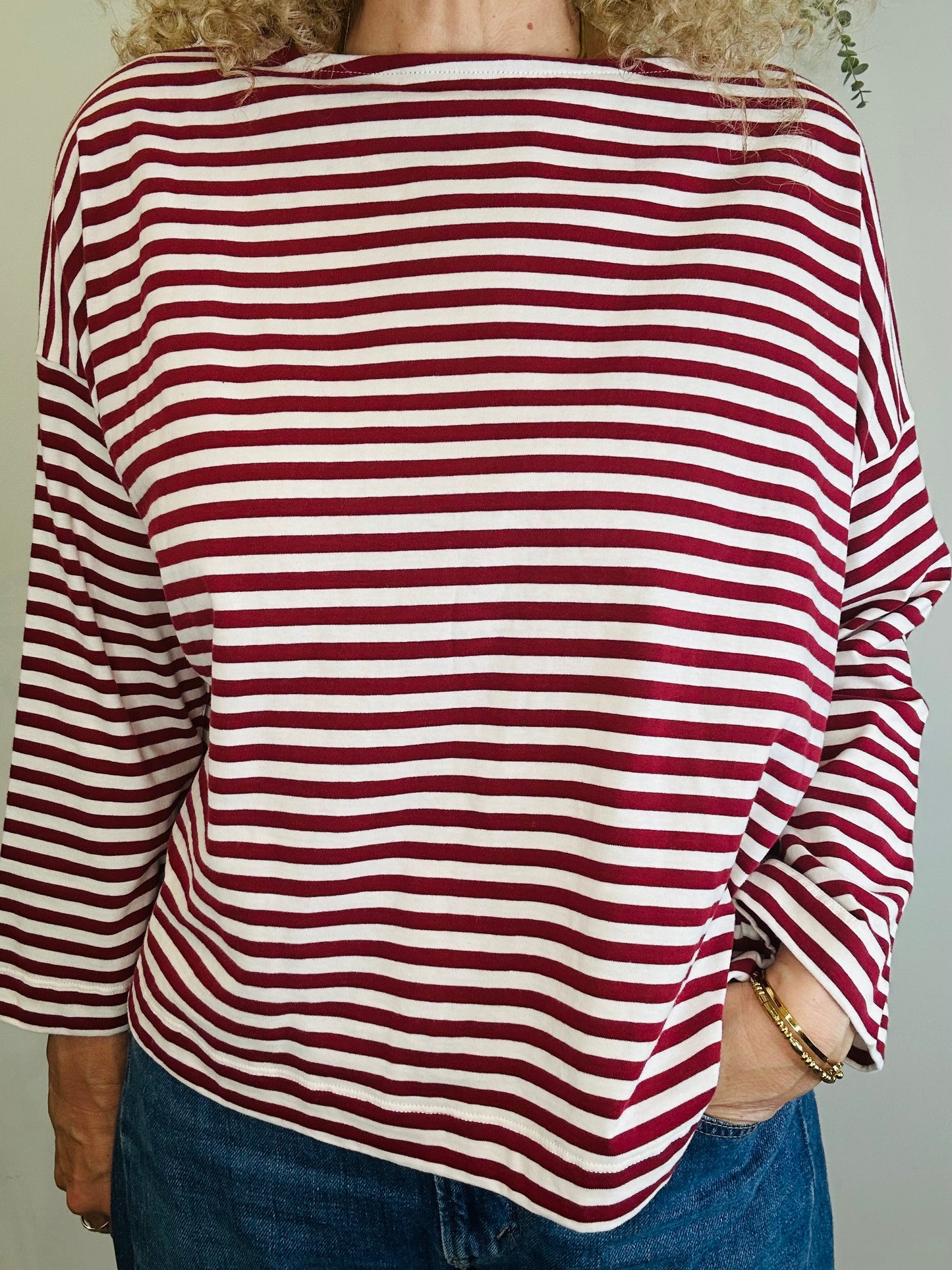 Striped Top - Size L