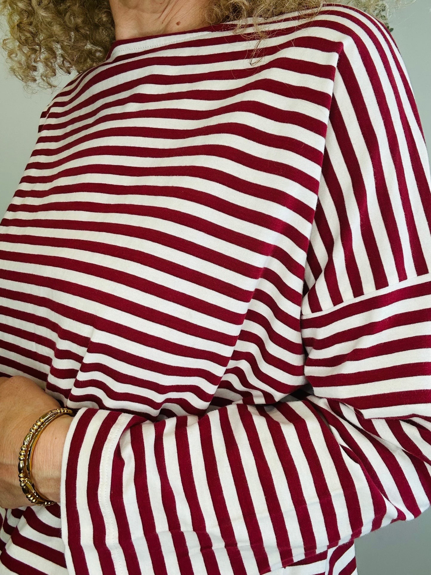 Striped Top - Size L