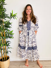 Load image into Gallery viewer, Tiered Cotton Dress - Size 8
