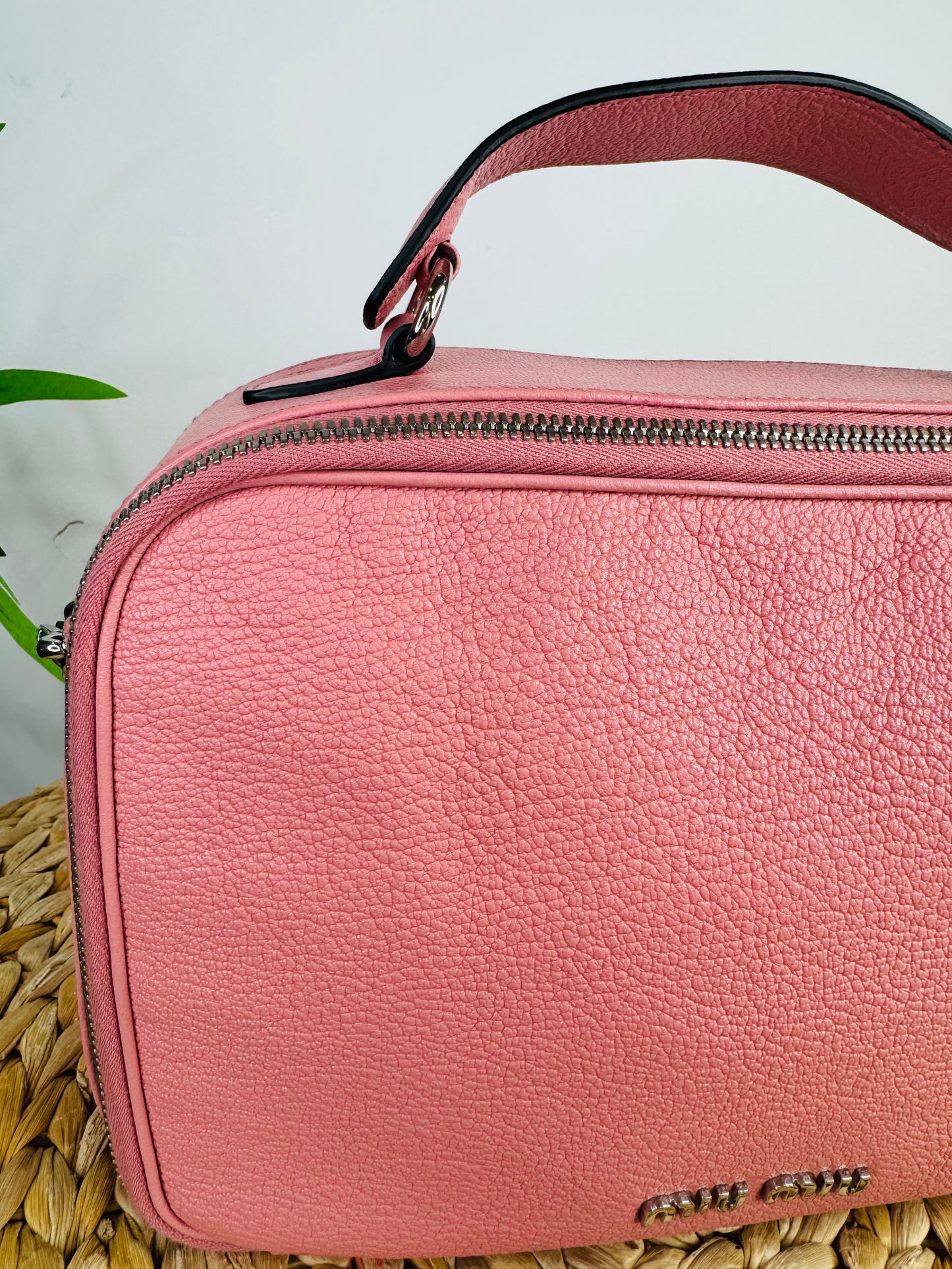 Leather Vanity Crossbody Bag