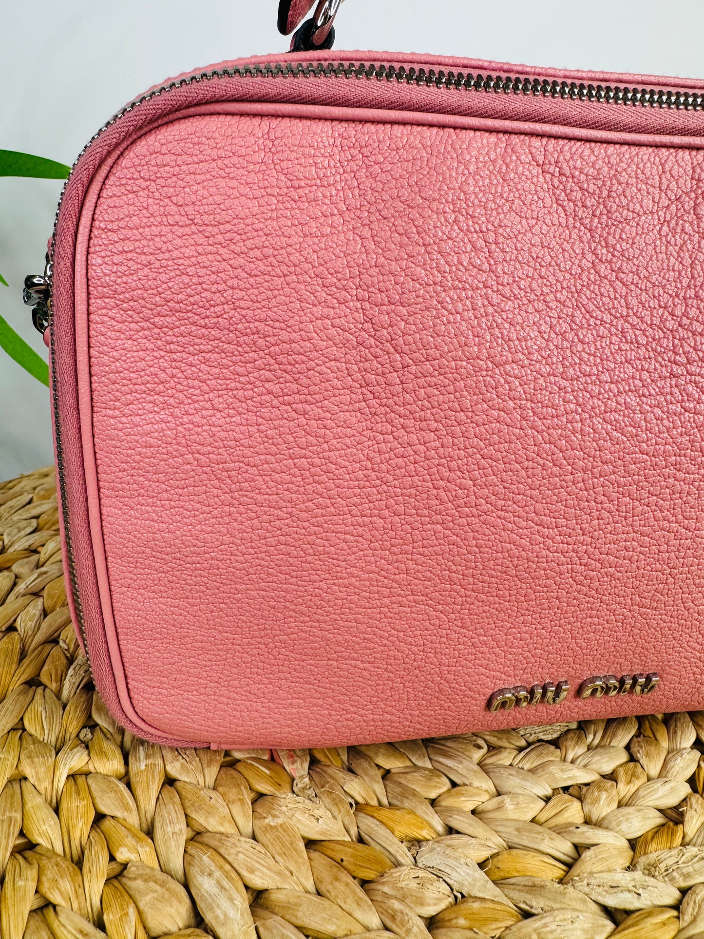 Leather Vanity Crossbody Bag