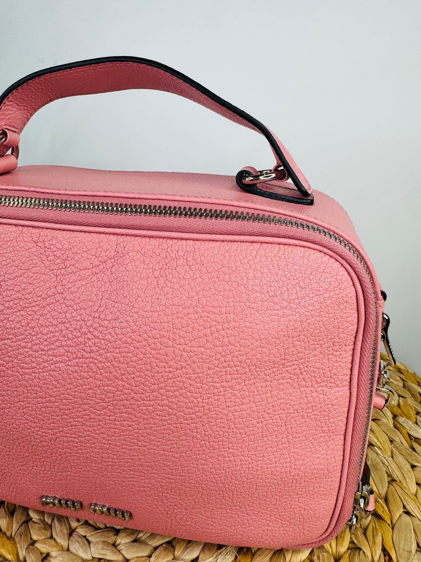 Leather Vanity Crossbody Bag