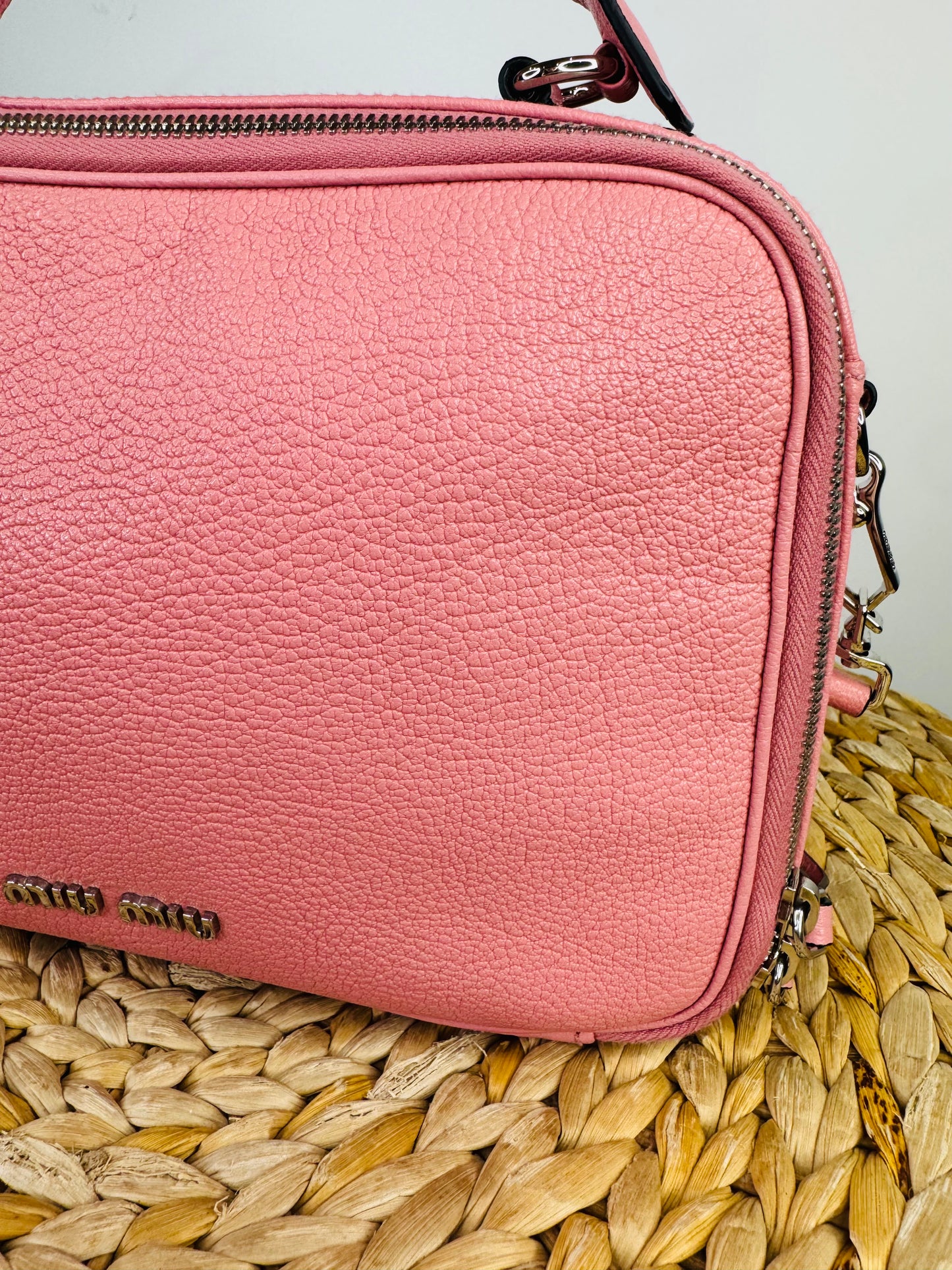 Leather Vanity Crossbody Bag