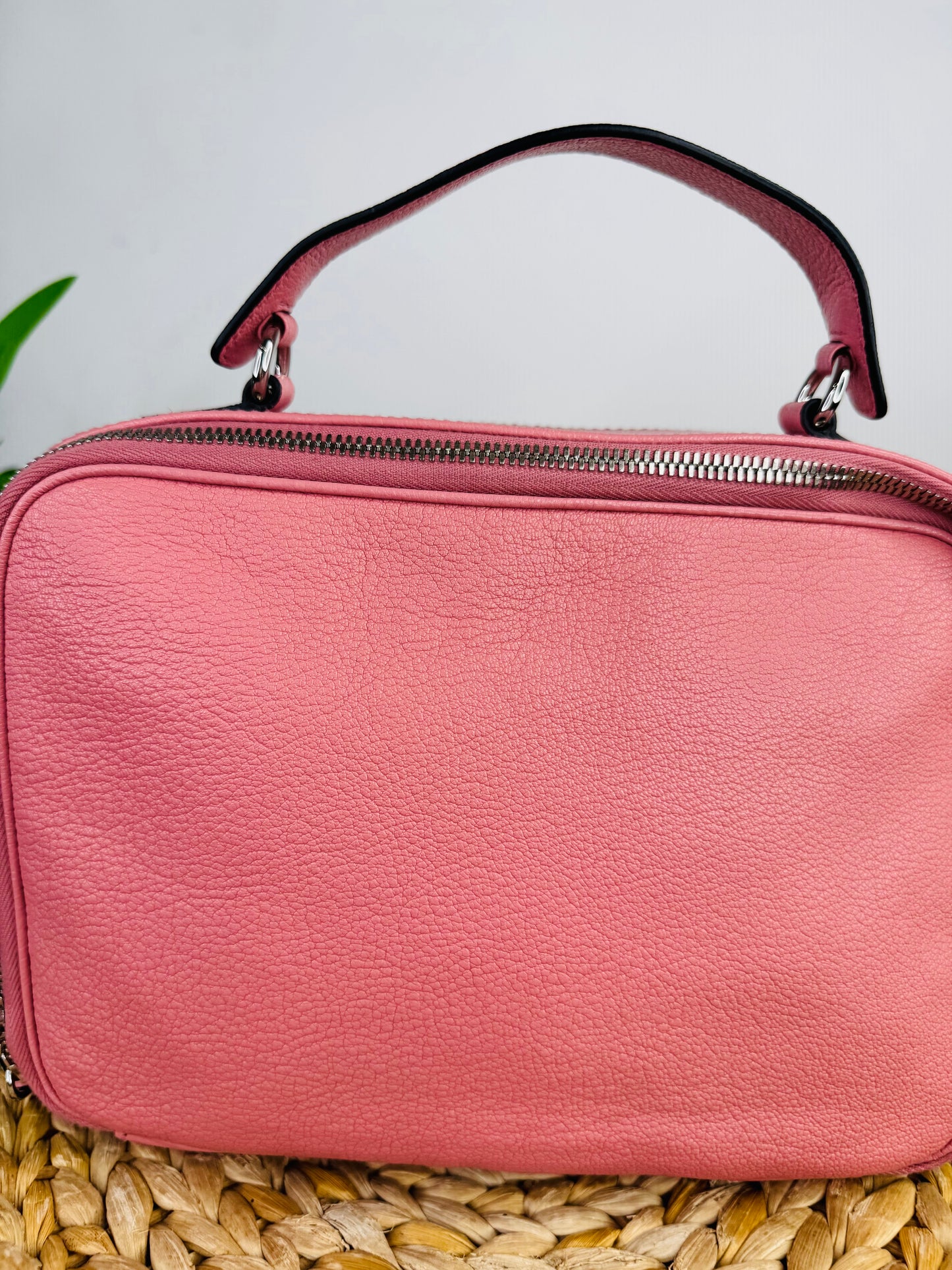 Leather Vanity Crossbody Bag