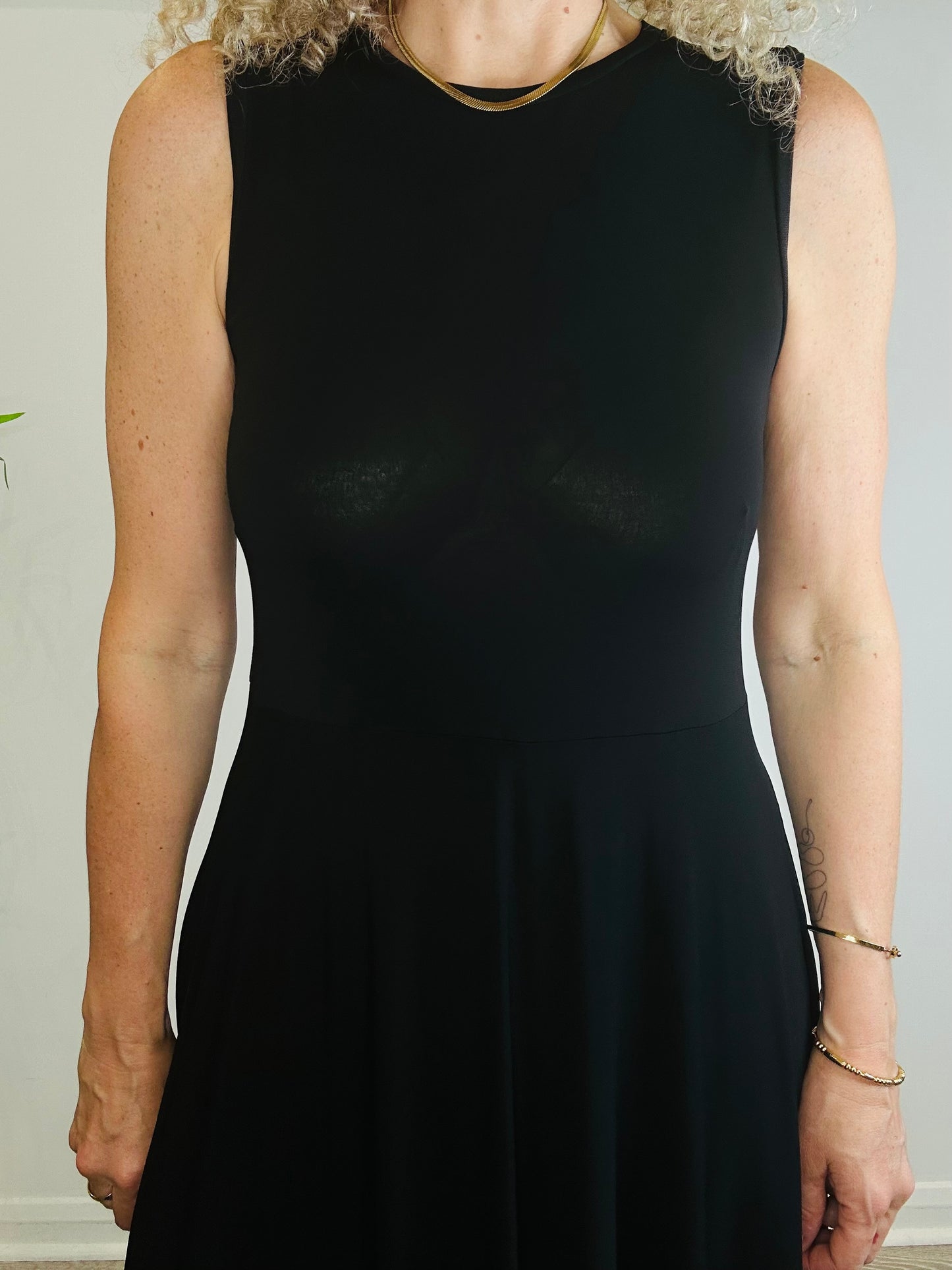 Sleeveless Midi Dress - Size M