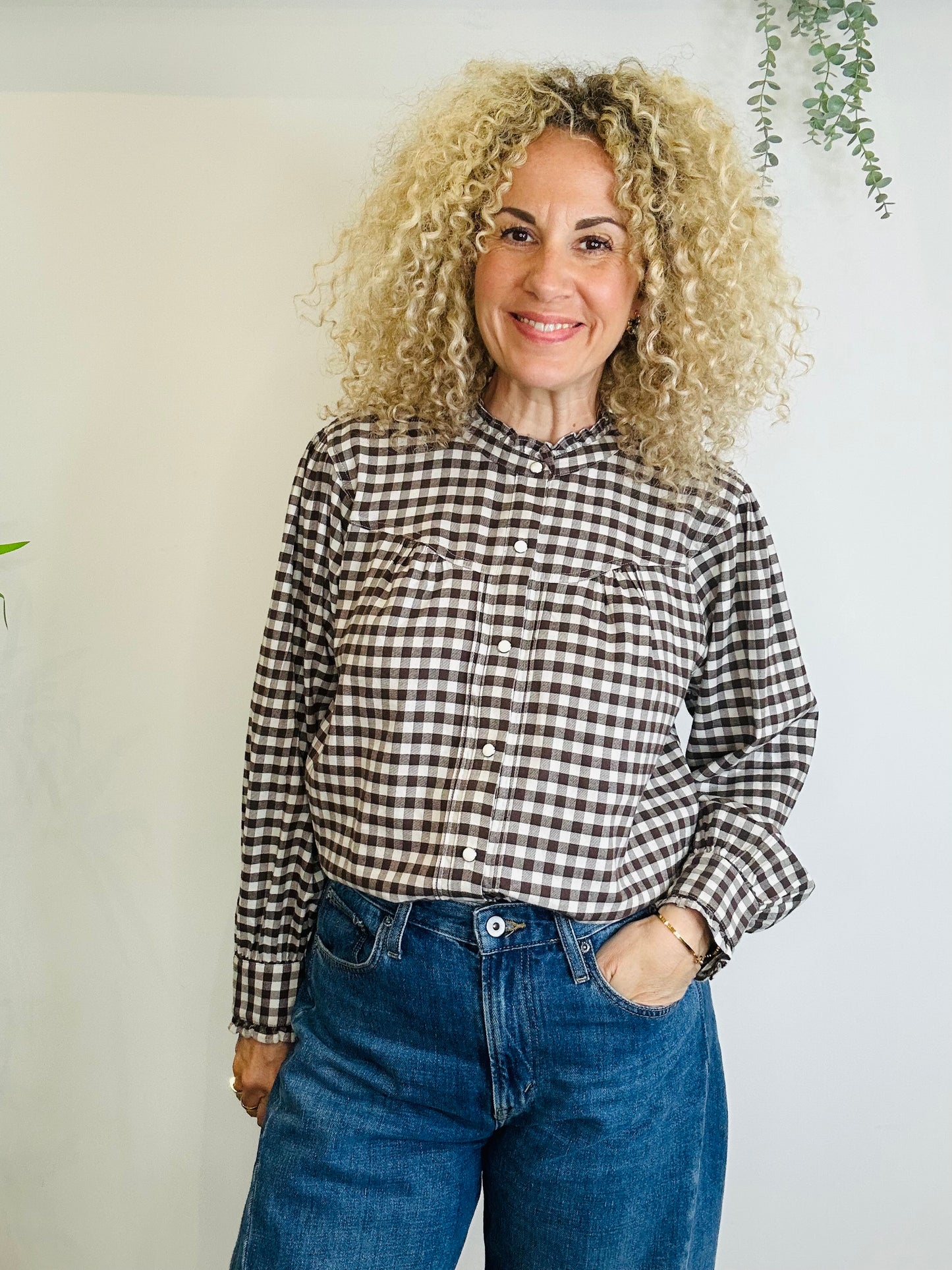 Alanna Check Shirt - Size XL