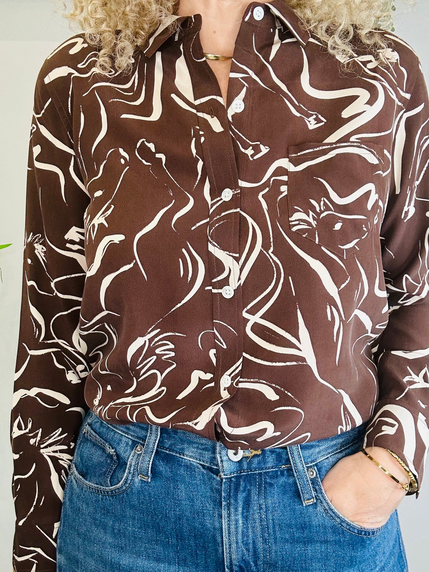 Kate Silk Shirt - Multiple Sizes