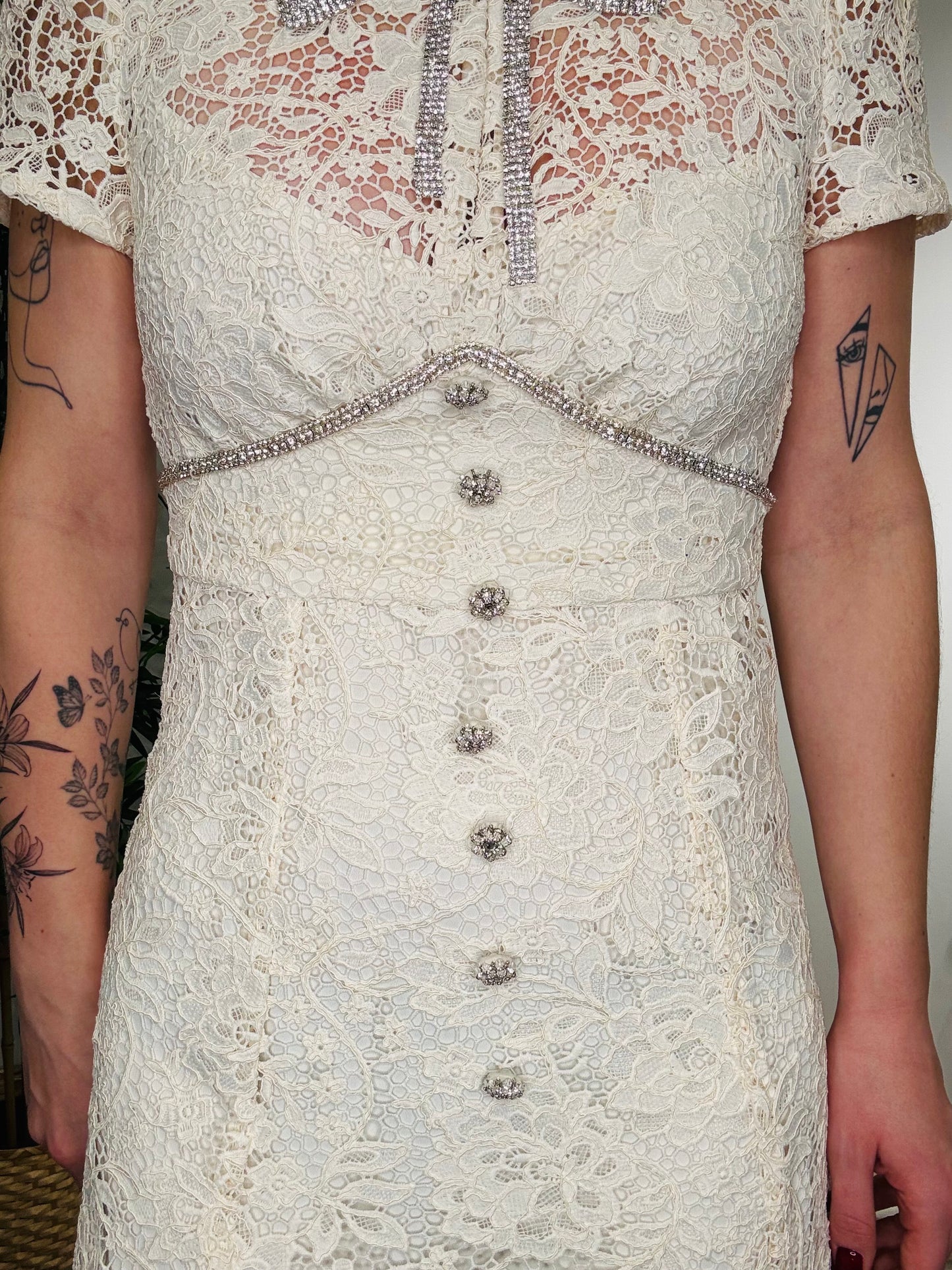 Lace Maxi Dress - Size 6