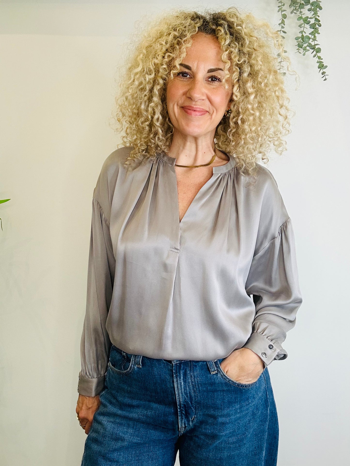 Mayson Silk Blouse - Size S