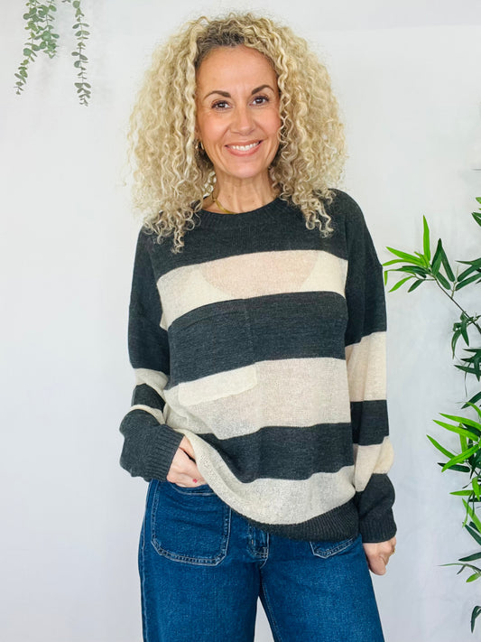Striped Jumper - Size 4