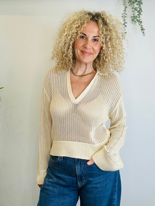 Riva Crochet Top - Size M