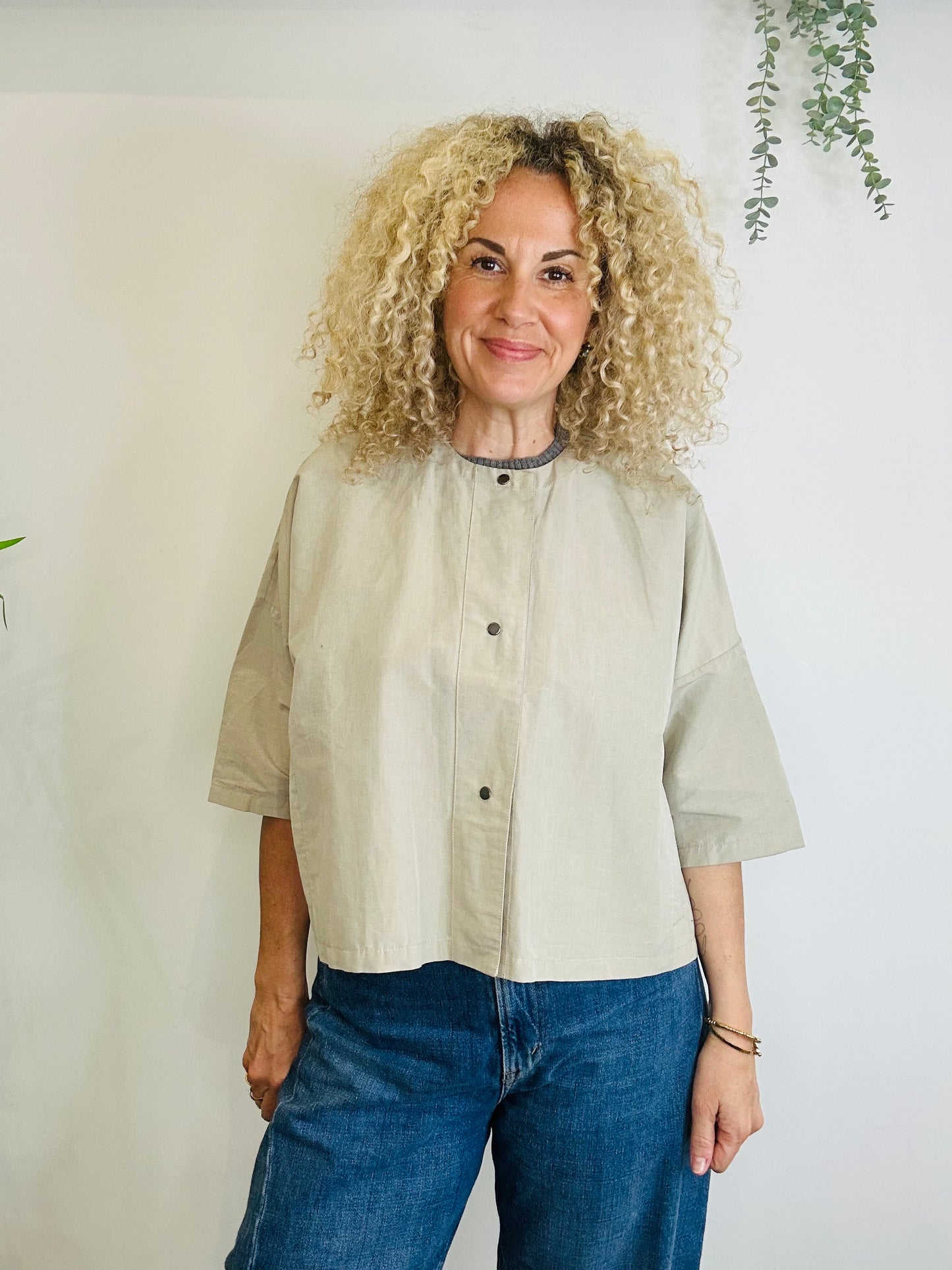 Linen Shacket - Size S