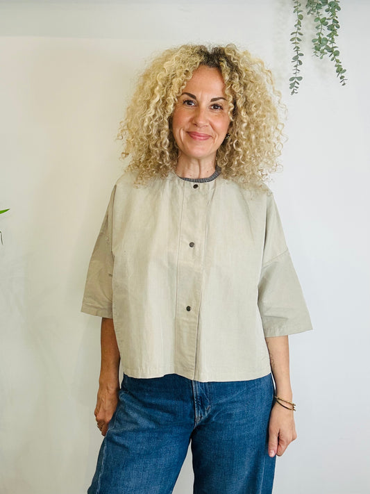 Linen Shacket - Size S