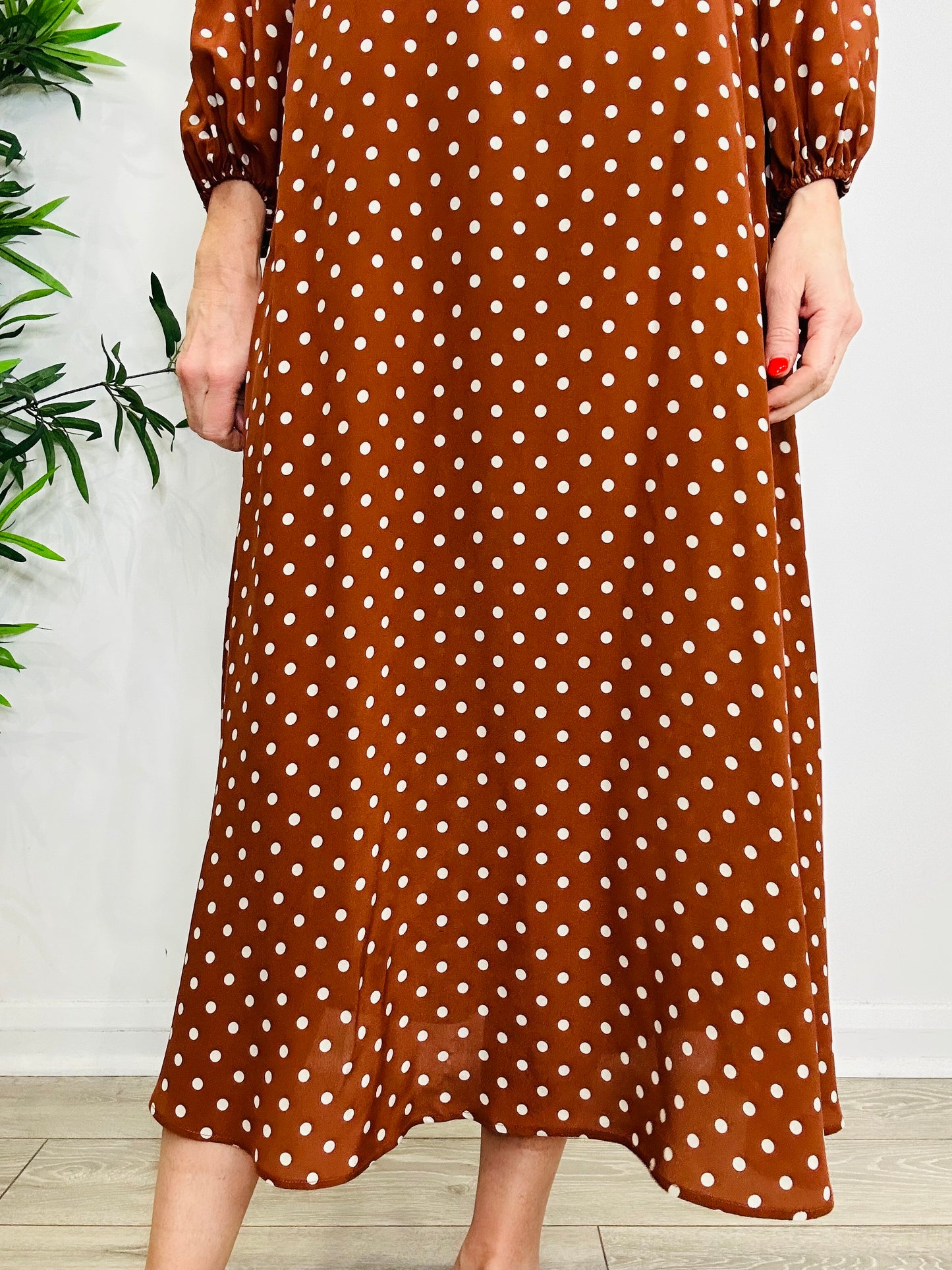 Polka Dot Raeya Dress - Size S