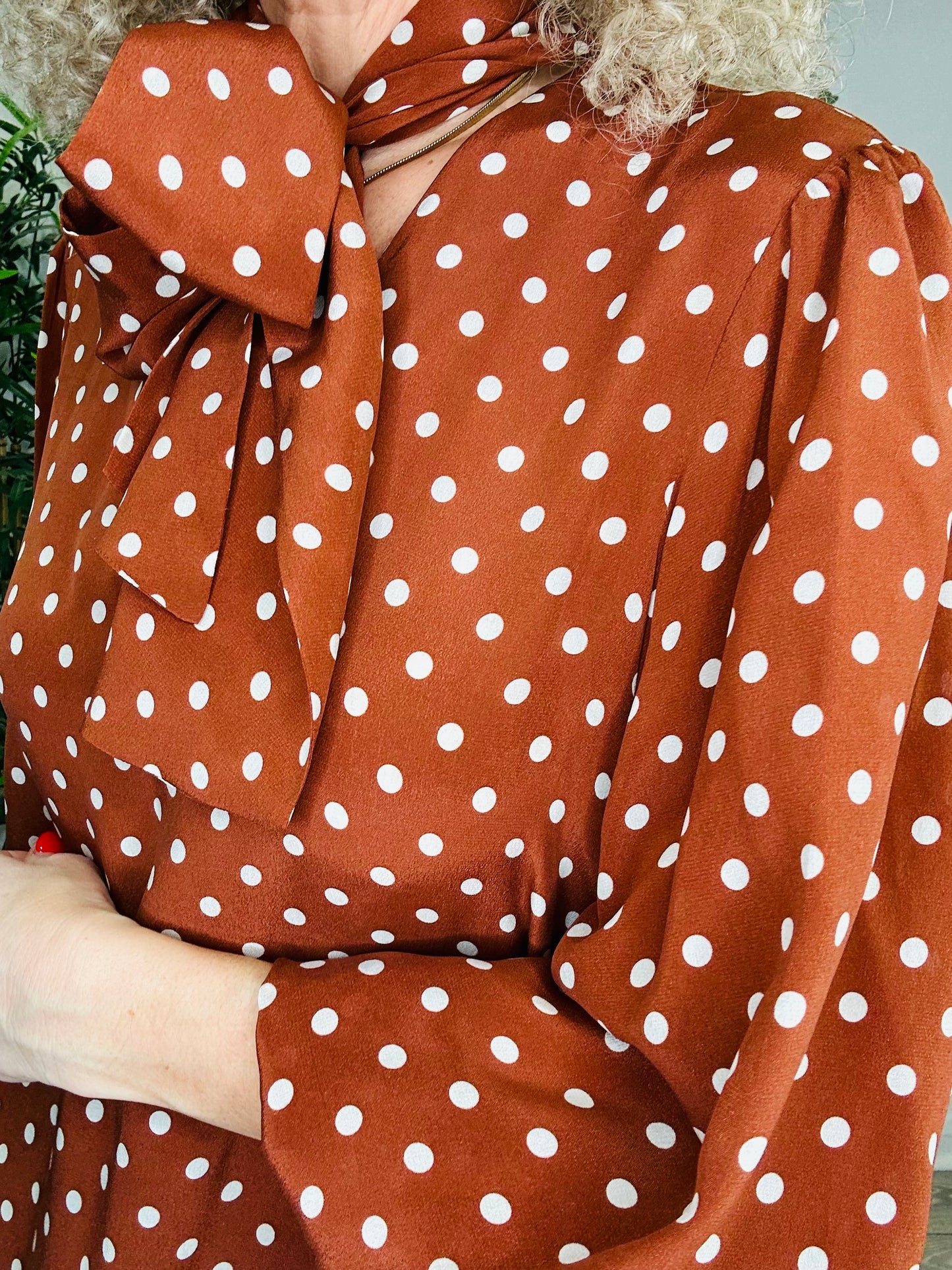 Polka Dot Raeya Dress - Size S