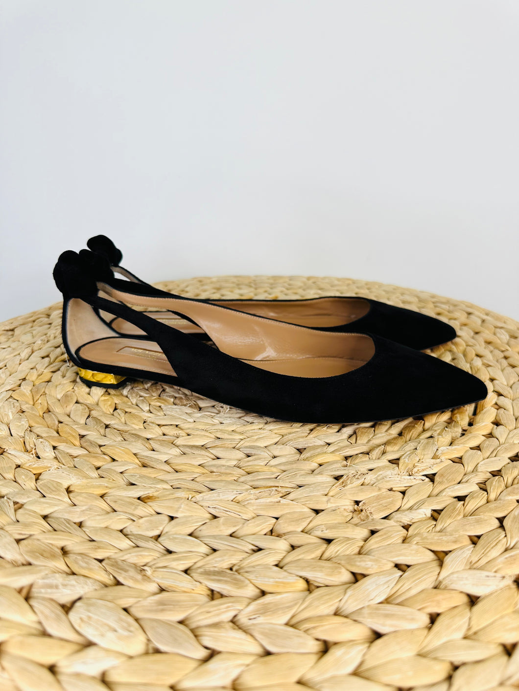 Suede Flats - Size 39.5