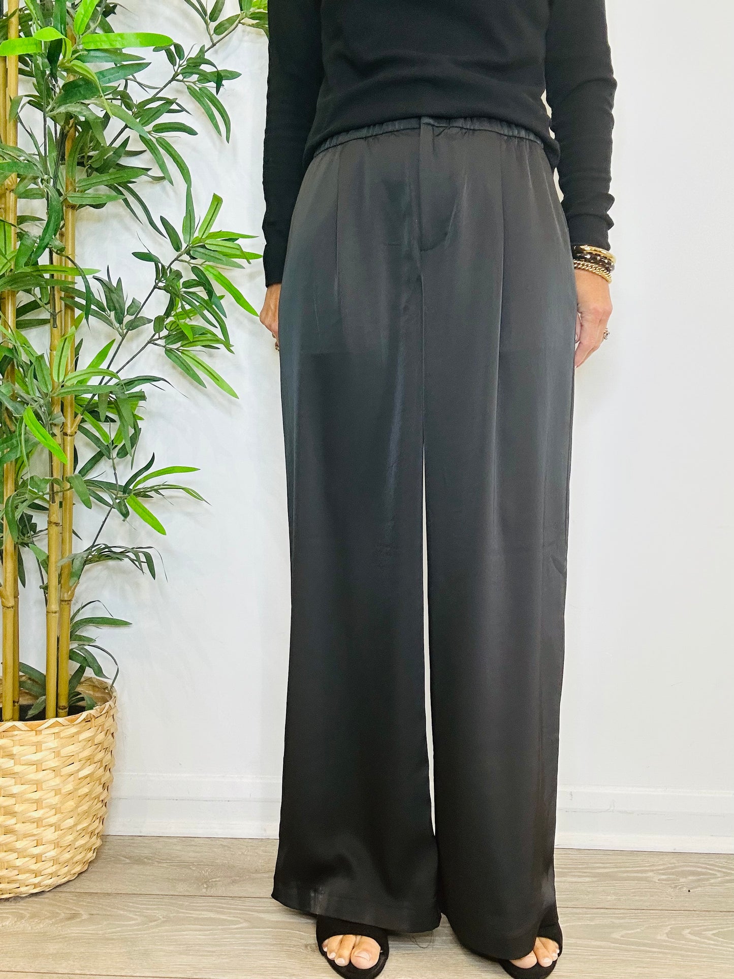 Bryden Satin Trousers - Size XS