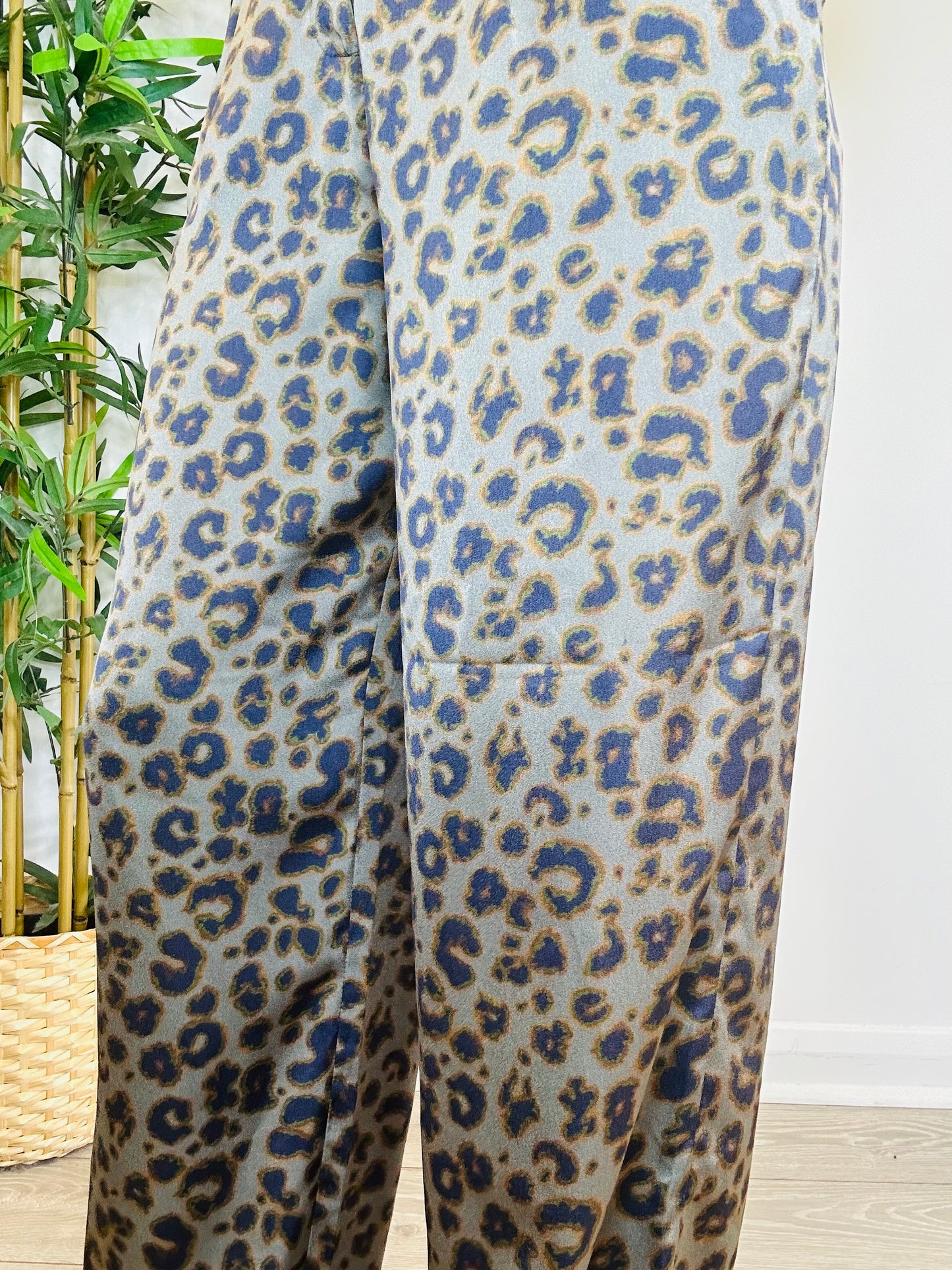 Bloy Leopard Print Trousers - Size 36