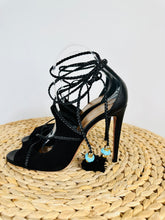 Load image into Gallery viewer, Braided Suede Heels - Size 40
