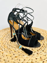 Load image into Gallery viewer, Braided Suede Heels - Size 40
