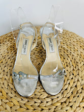 Load image into Gallery viewer, Metallic Slingback Heels - Size 38.5
