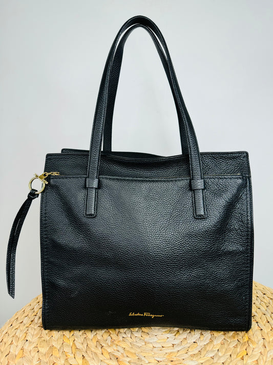 Amy Leather Tote Bag