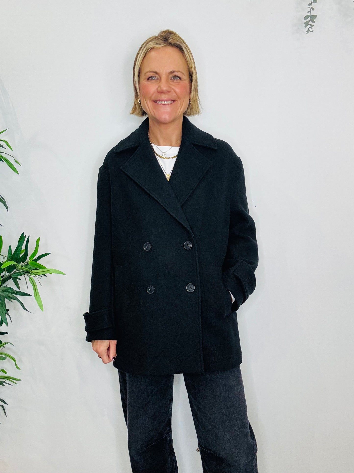 Wool Coat - Size XS