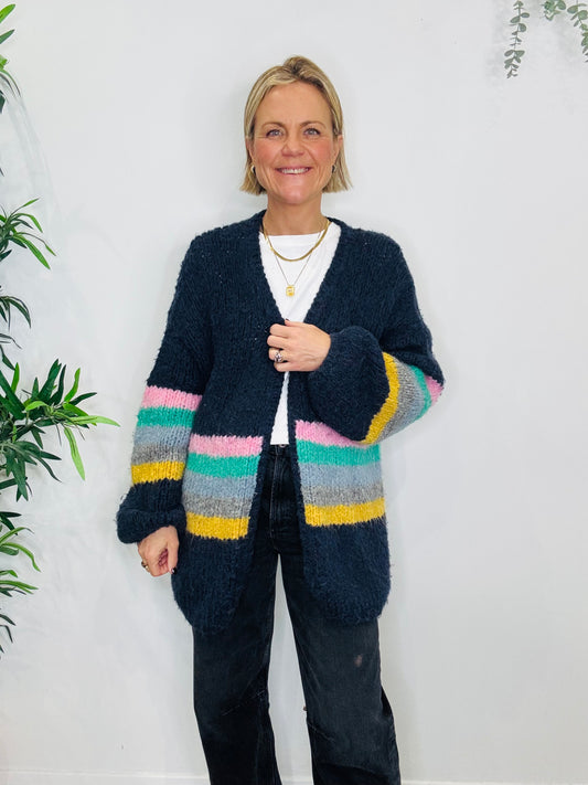 Knitted Open Cardigan - Size S/M