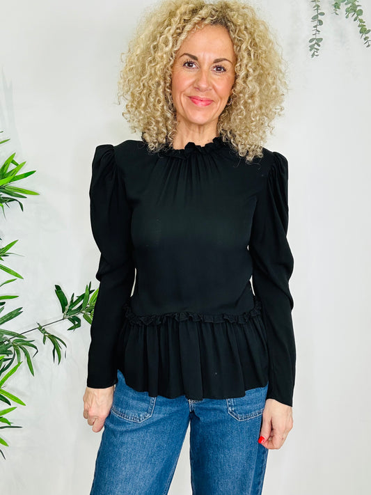 Frill Blouse - Size 8