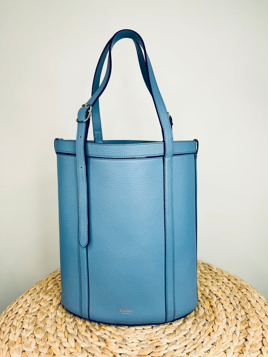 Grained Leather Tote Bag