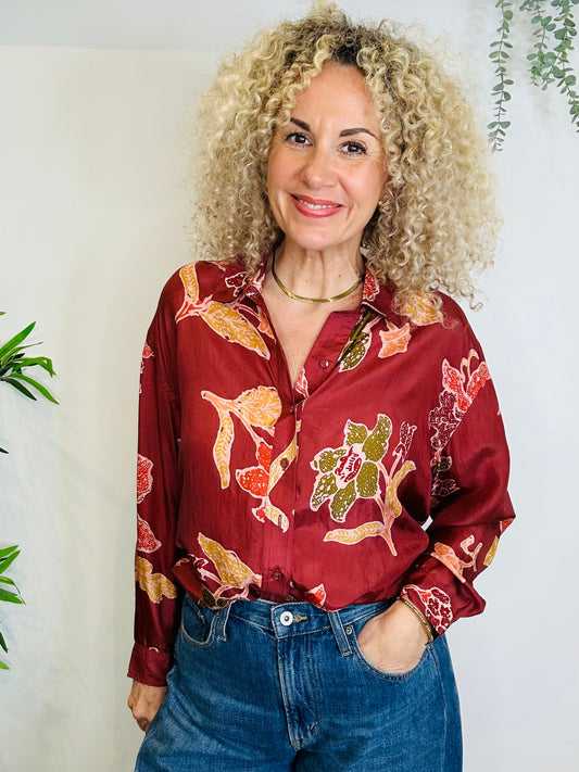 Stevie Silk Shirt - Size 1