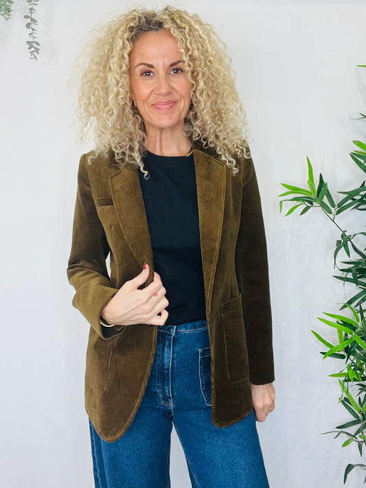 Cord Blazer - Size 10